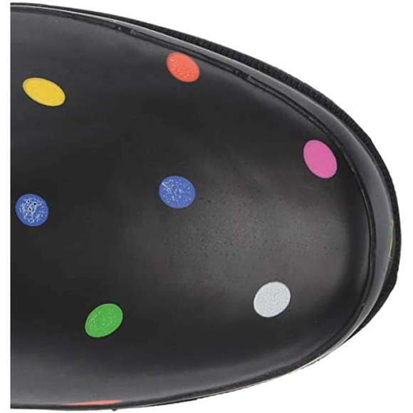 Sugar Women's Raffle Printed Rain Boot, Black Fiesta dot, 8 M US - Picture 5 of 5